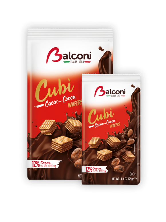 Balconi Wafers Cubi Cacao 10x 250 Gr,