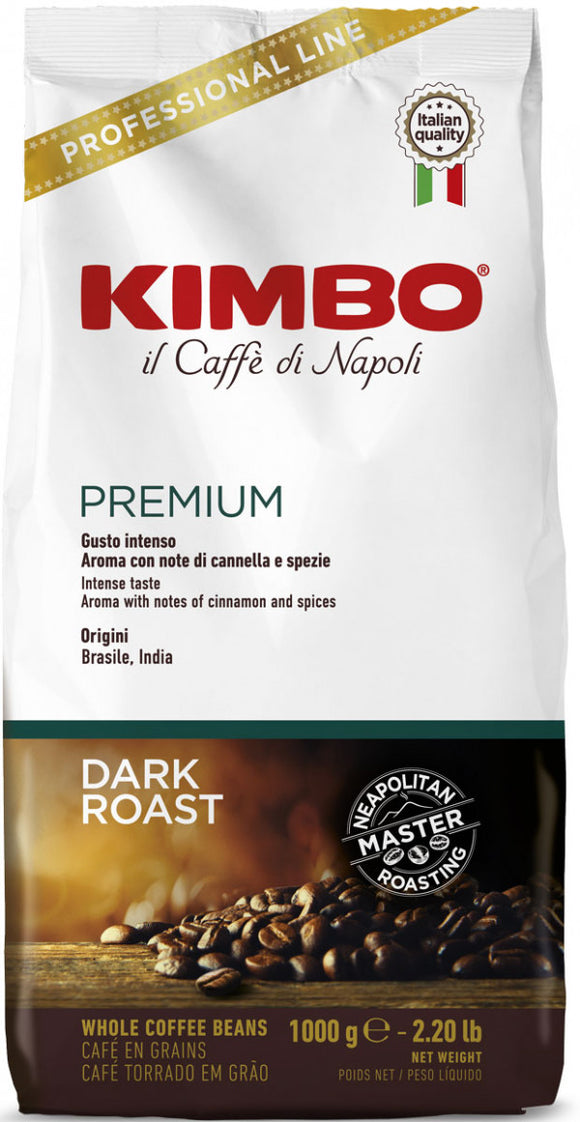KIMBO  PREMIUM - COFFEE BEANS 6x 1KG