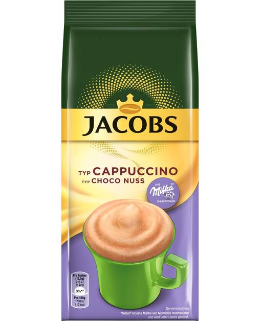 Jacobs 500G Milka Choco Vanille - Cappuccino